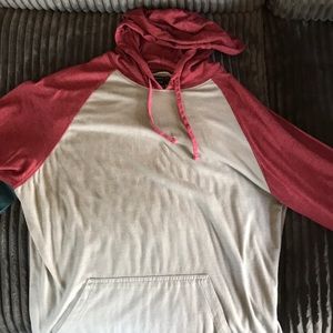 RVCA Hooded long sleeve T-shirt